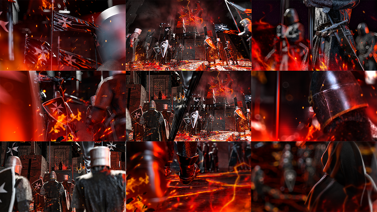 castle battlefield 风格帧