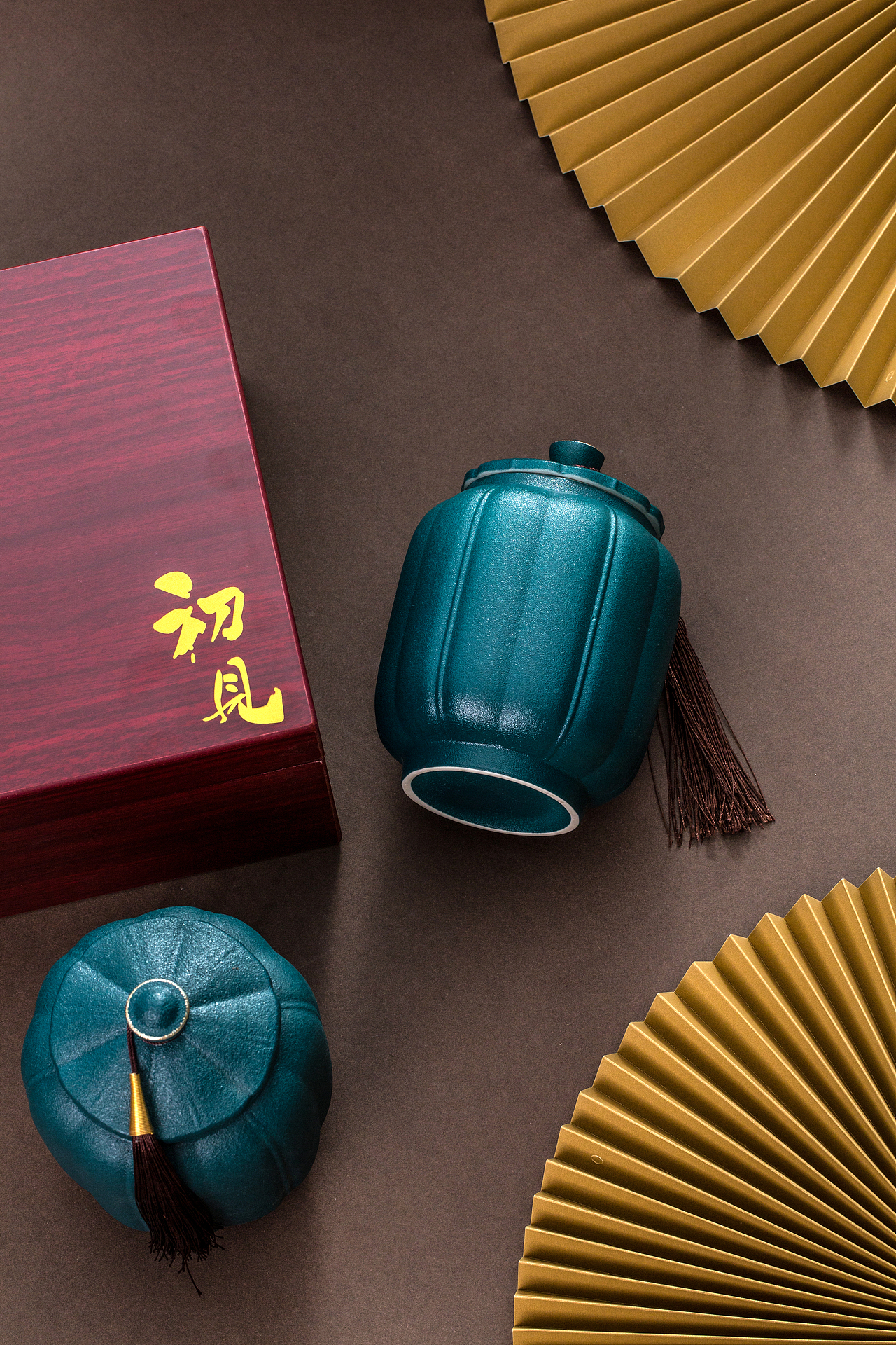 信阳毛尖木质双瓷罐礼盒-产品拍摄（图ZMjk3MTE1MjY4） - 产品摄影 - 站酷设计师艺术联盟原创素材 - 站酷ZCOOL