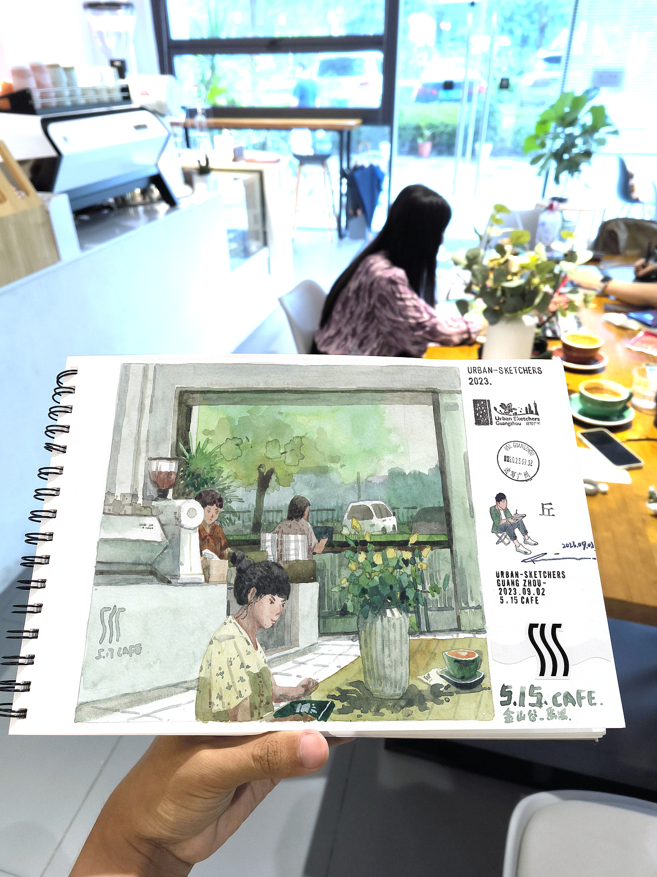 『画本系列』-我的第46本画本-城市速写