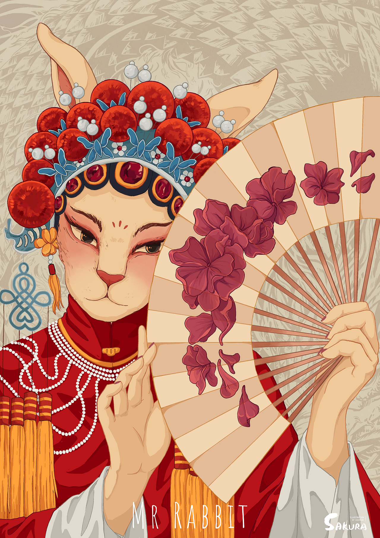 【兔年国潮】兔先生京剧系列(6p)(图ZMzA2NTI2MTQ0) - 创作习作 - 站酷设计师西城Sakura原创素材 - 站酷ZCOOL