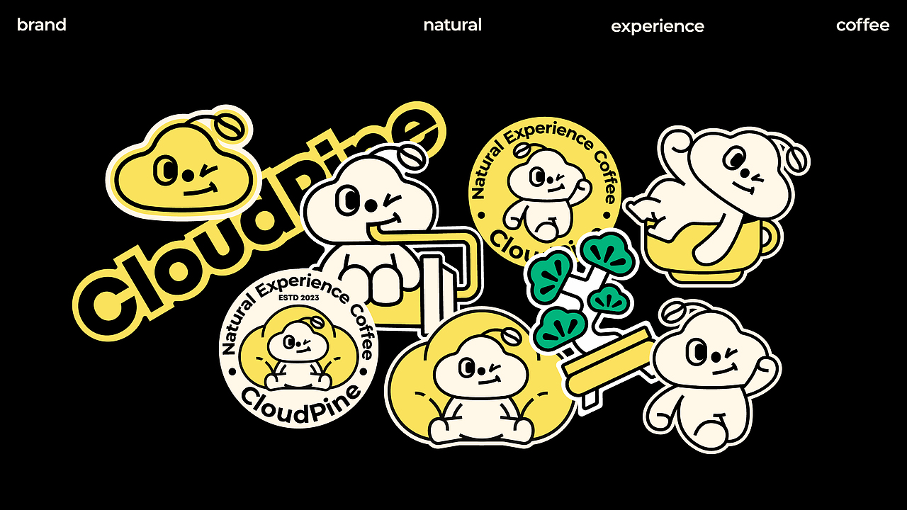 CloudPine Coffee品牌设计 | 咖啡品牌包装设计（图ZMzYwMDExNDMy） - 品牌 - 站酷设计师阿璨CC原创素材 - 站酷ZCOOL