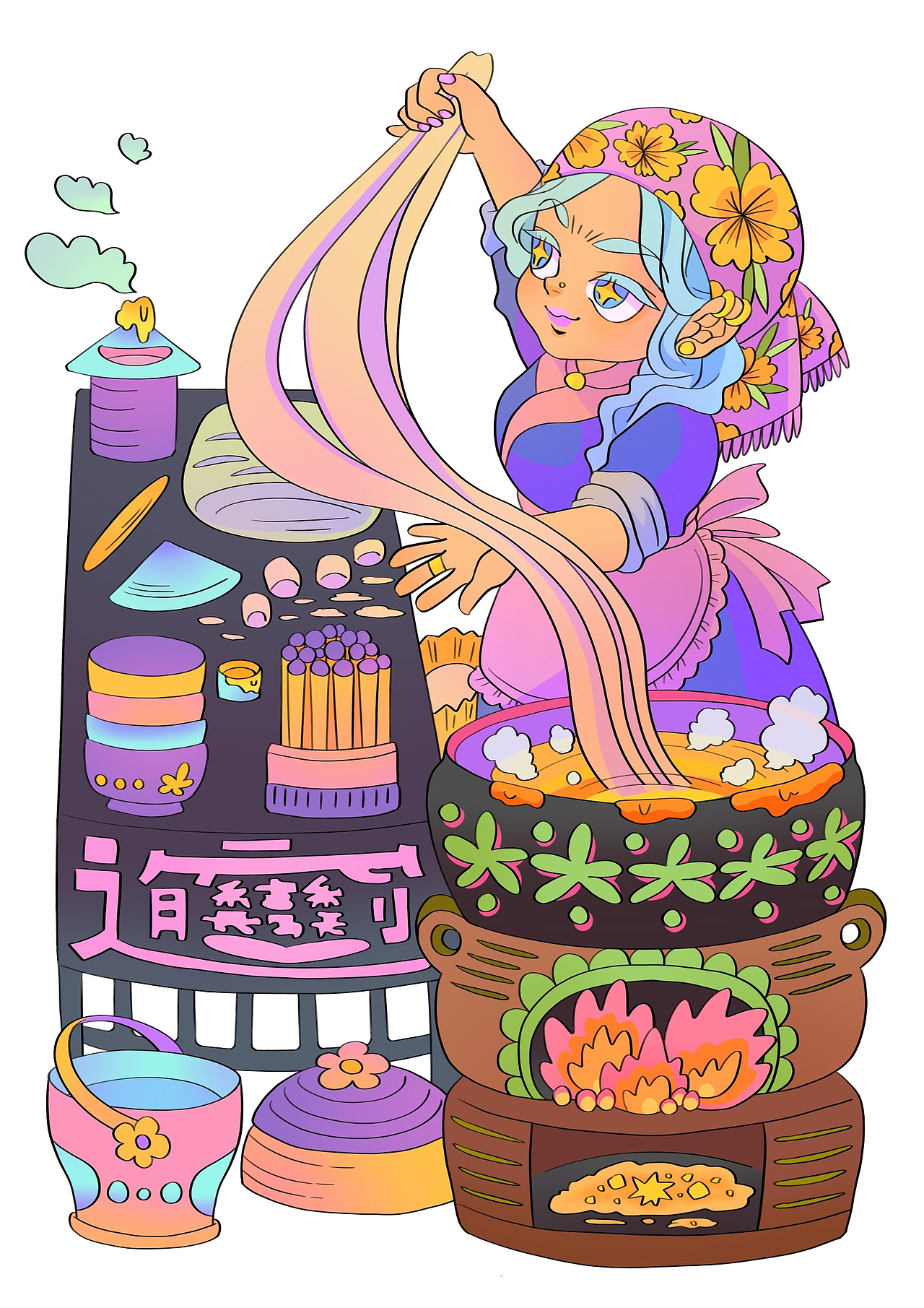 《陕西“八大怪”系列插画文创》（图ZMzEyODcxMjQ4） - 其他平面 - 站酷设计师SP羅ACE原创素材 - 站酷ZCOOL