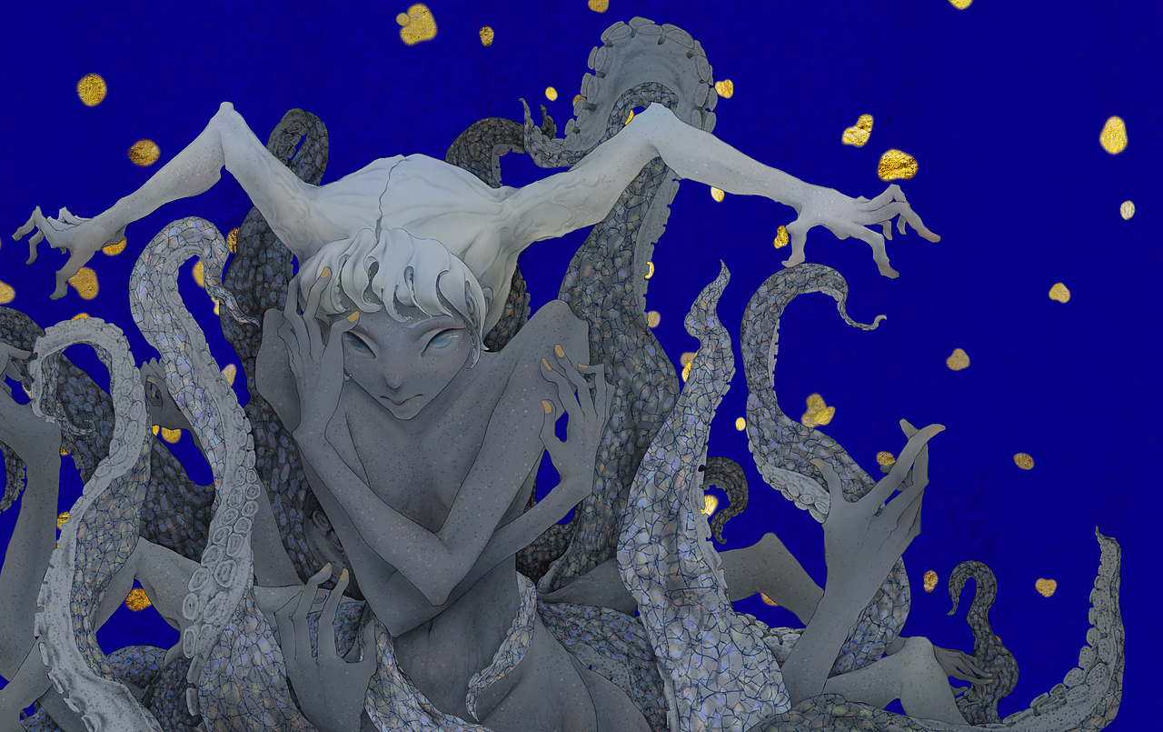 八爪（图ZMzQ3MDE1MzA4） - 艺术插画 - 站酷设计师枣尖尖原创素材 - 站酷ZCOOL