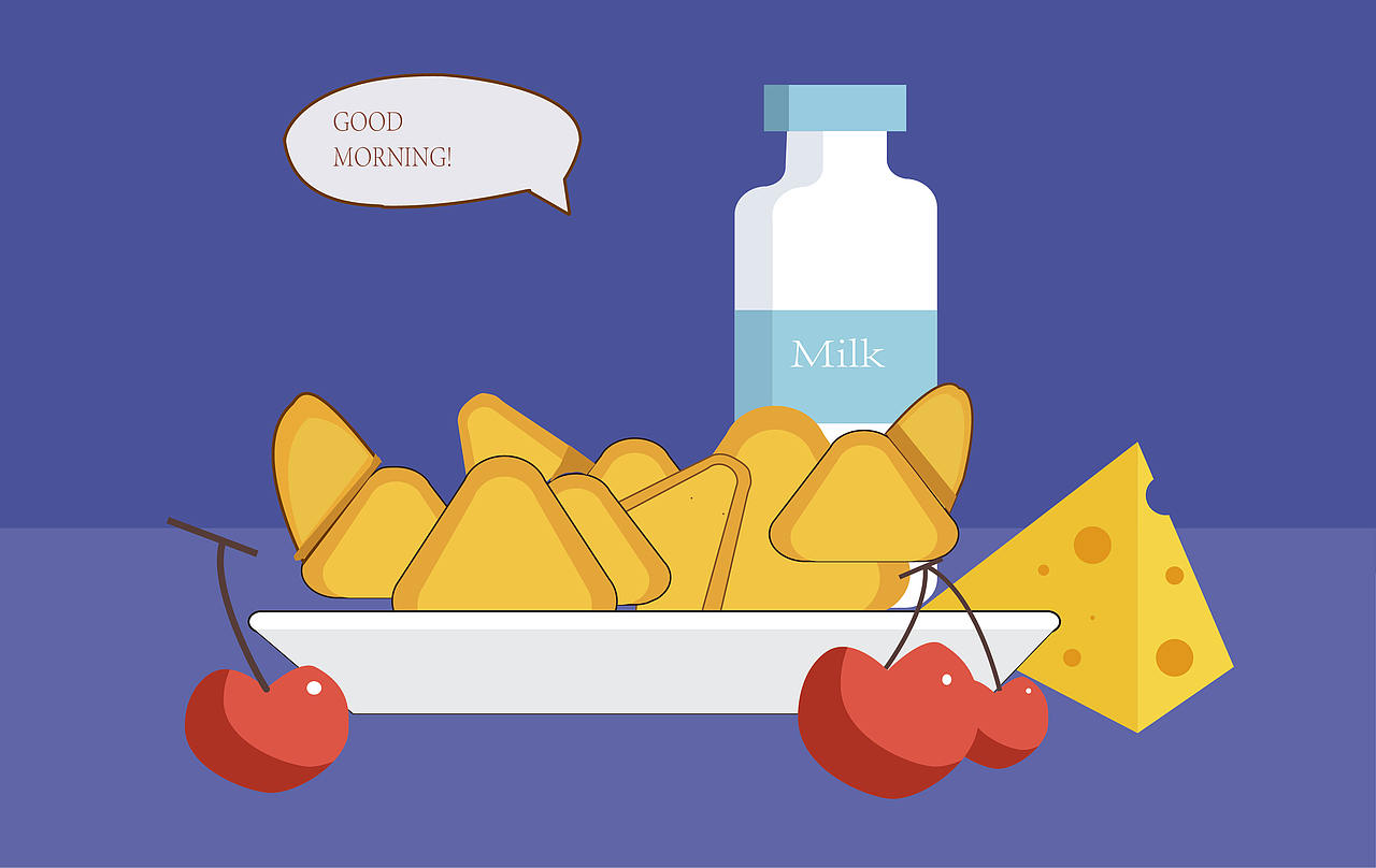 早餐牛角包（图ZMzA0MDE1MDcy） - 艺术插画 - 站酷设计师椰子浆原创素材 - 站酷ZCOOL