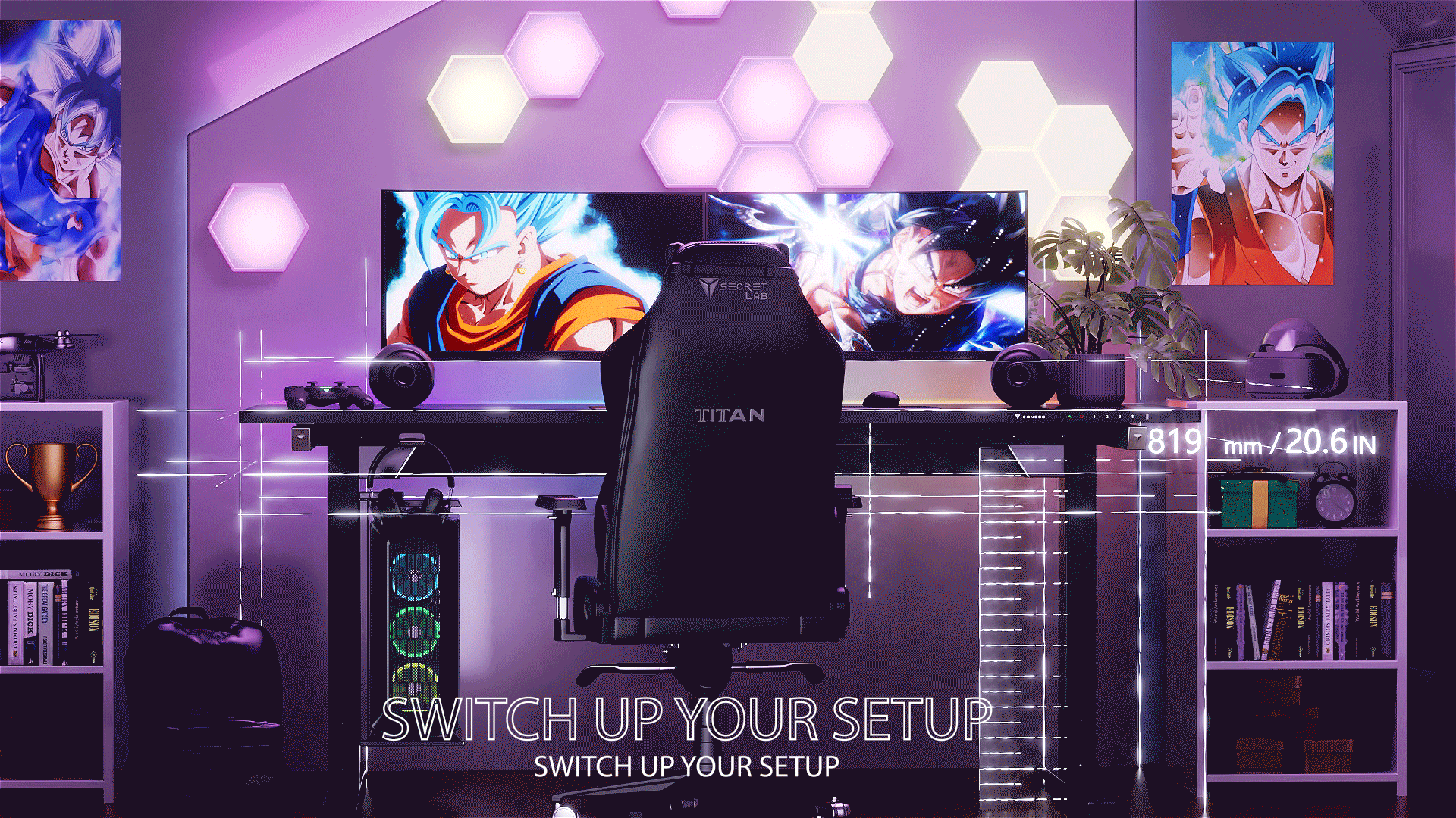 SECRETLAB MAGNUS PRO I 电竞桌子（图ZMzQ5MjU5NTE2） - 宣传片 - 站酷设计师小米粥wa原创素材 - 站酷ZCOOL