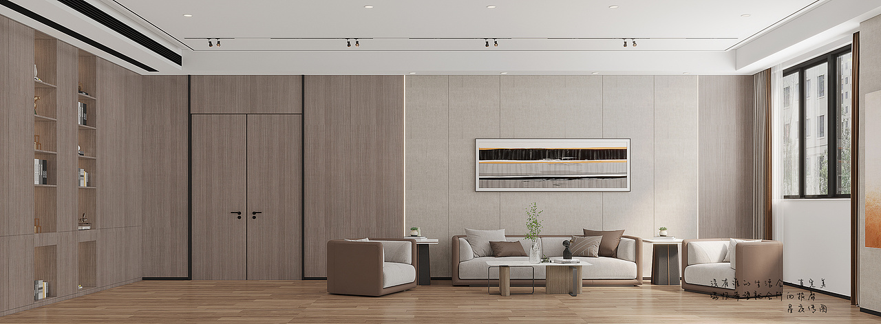 办公室|雅致而明亮