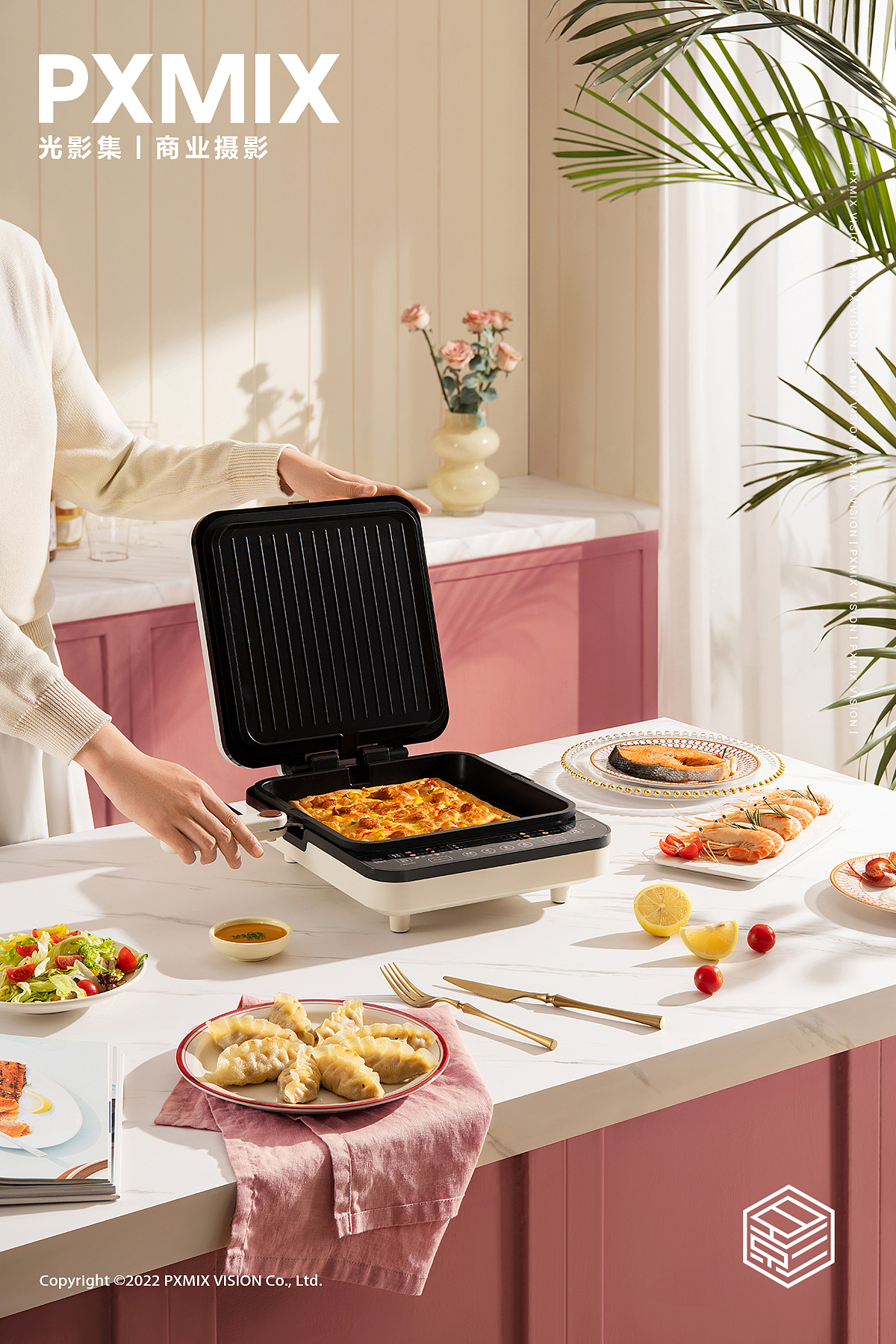 小家电摄影丨利仁电饼铛 x 光影集 PXMIX