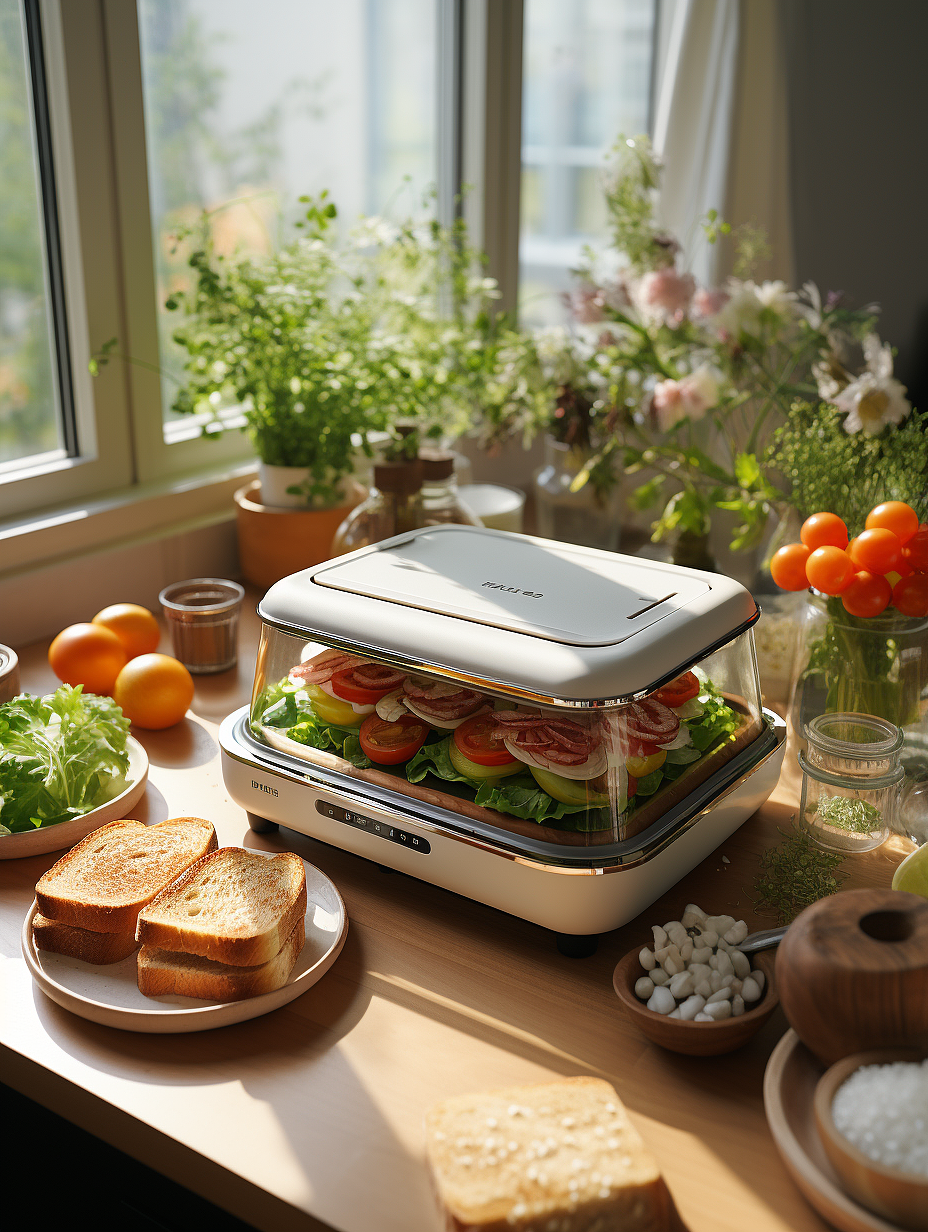 AI拍摄丨面包机 Midjourney日常分享