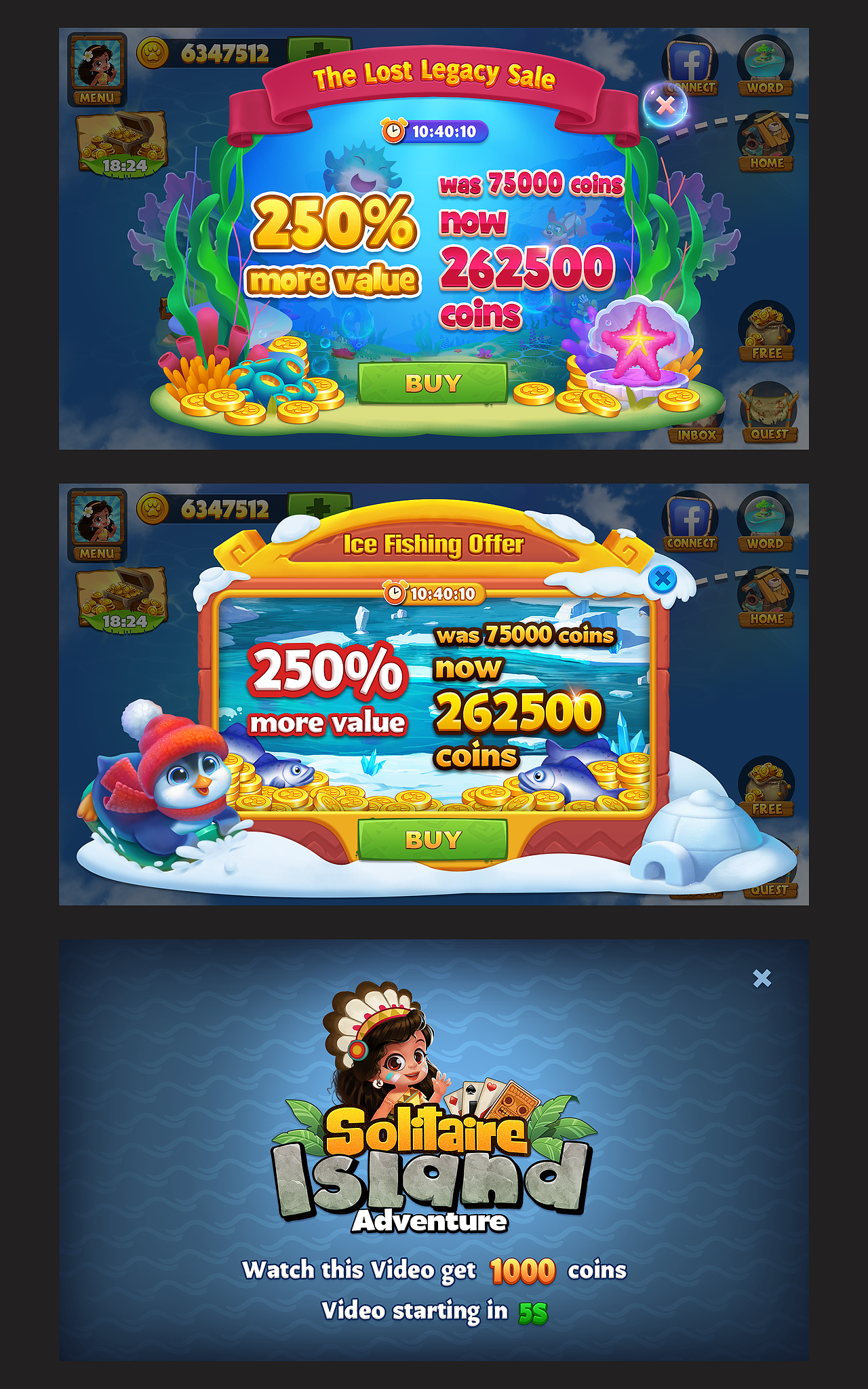 Solitaire TriPeaks-商业活动运营2（图ZMzI0MDUyMDU2） - 游戏UI - 站酷设计师lovesthero原创素材 - 站酷ZCOOL