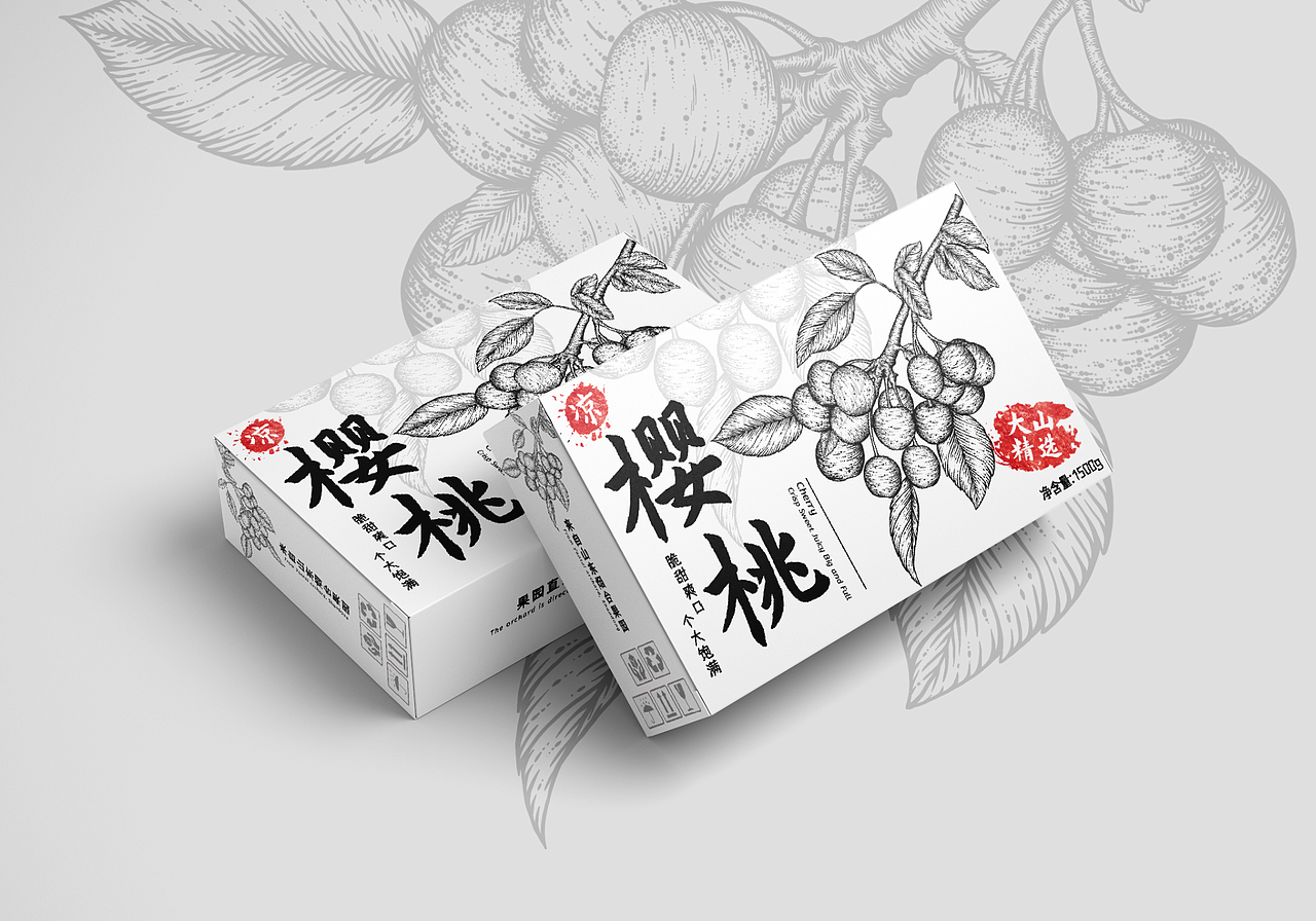 fruit-水果版画包装设计