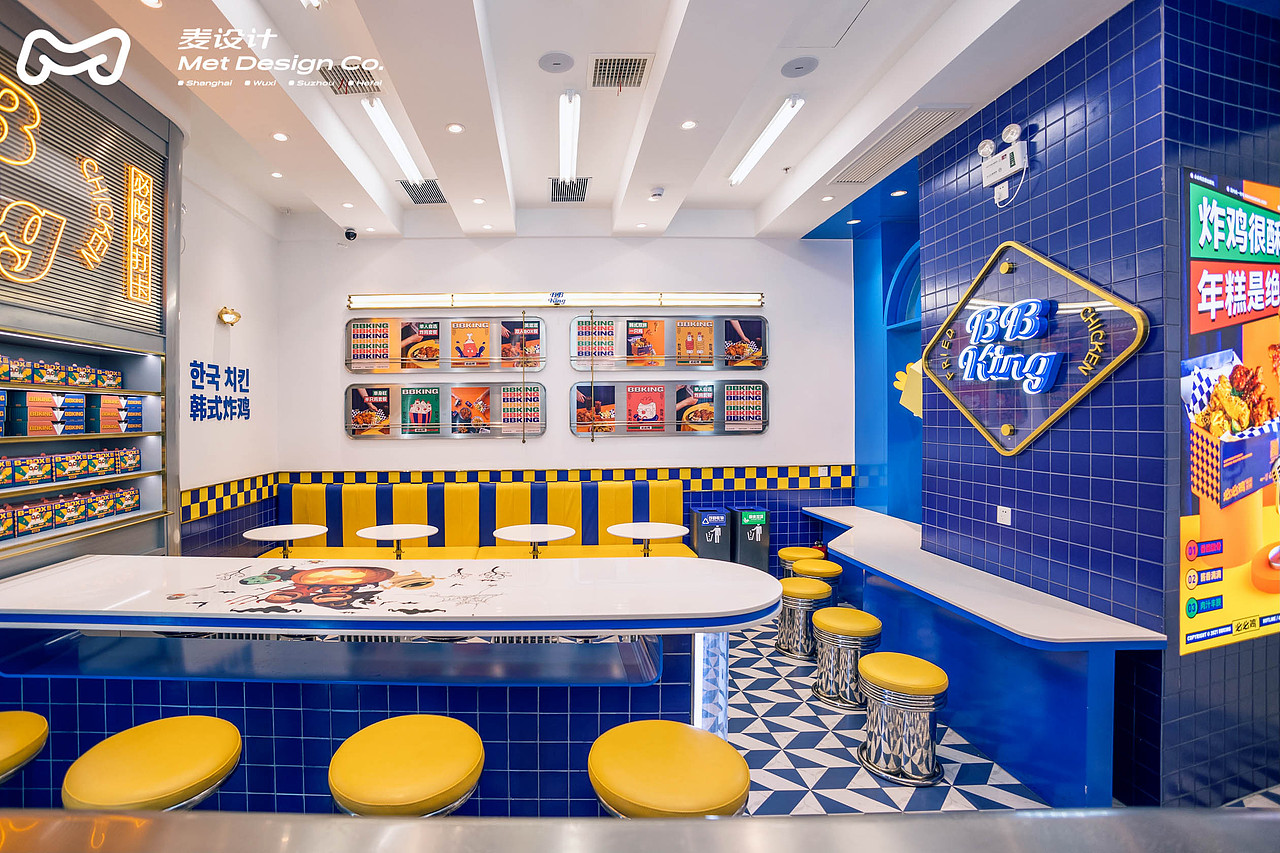 【全案作品】必必鸡 |快餐门店如何打造差异化的潮空间（图ZMzIxNTY0NDcy） - 酒店餐饮设计 - 站酷设计师无锡麦设计原创素材 - 站酷ZCOOL