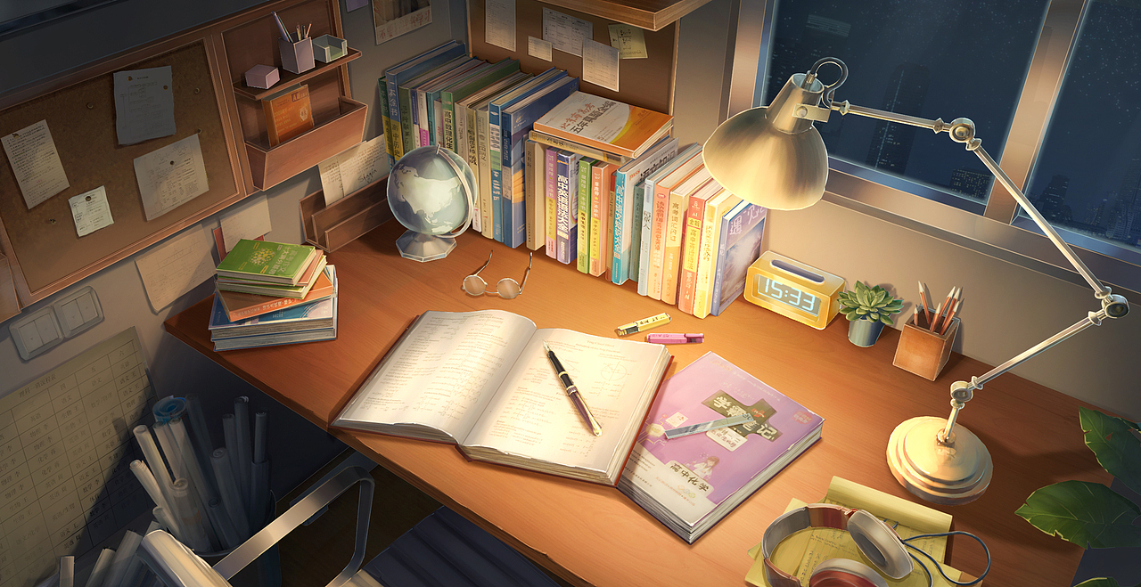 氛围书桌
