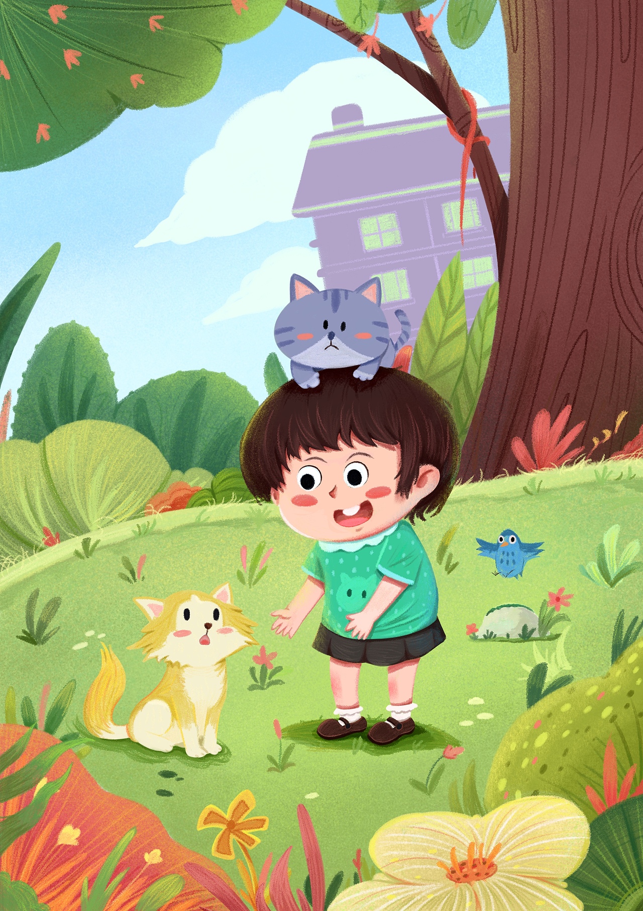 2022个人插画年度总结（图ZMzI4MjI1MDYw） - 儿童插画 - 站酷设计师朱小骞art原创素材 - 站酷ZCOOL