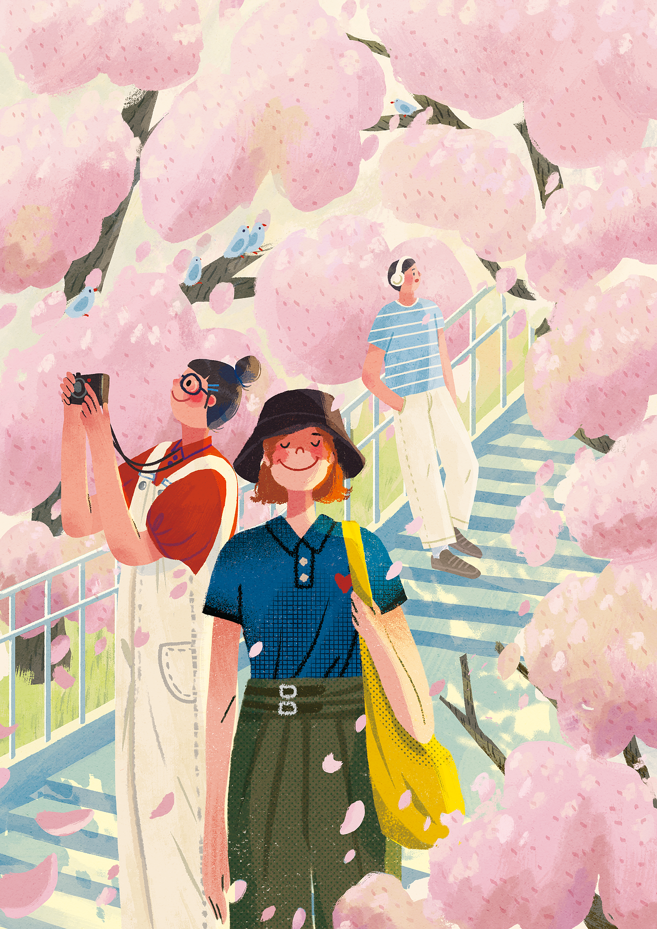 给中学生杂志画的封面