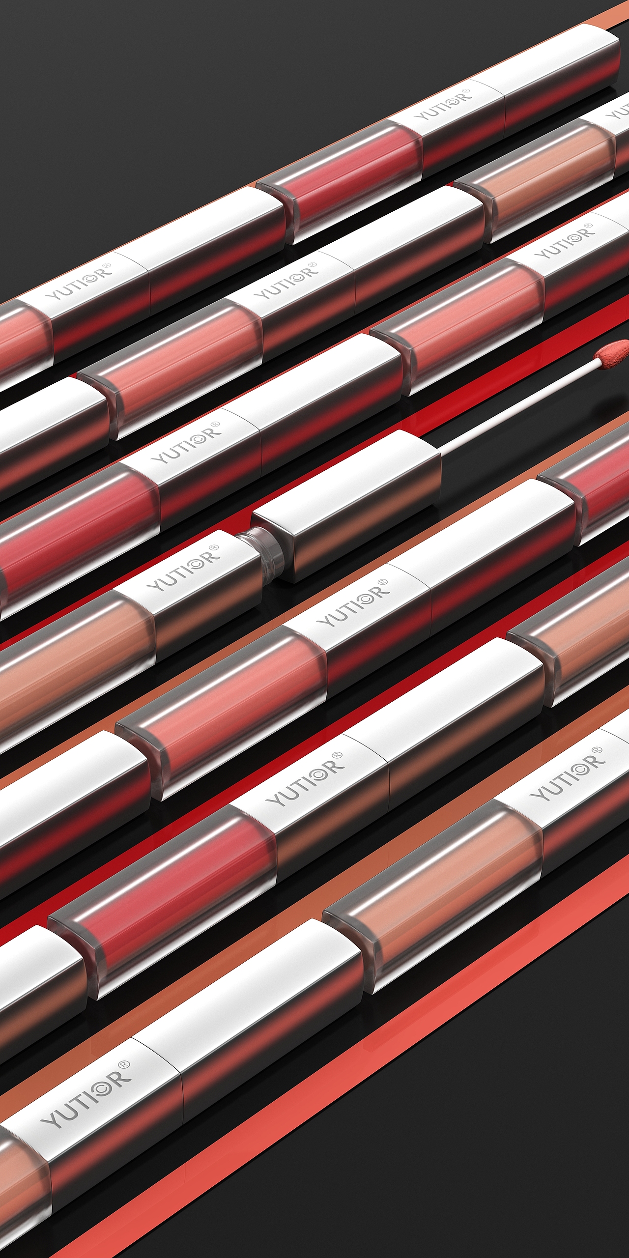 悠塔唇釉设计包装设计产品设计