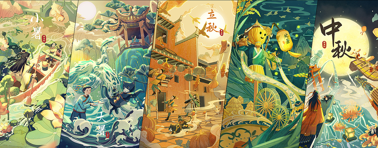梦幻游记（图ZMzE1MjU4NTI4） - 商业插画 - 站酷设计师鸦鱼虾原创素材 - 站酷ZCOOL