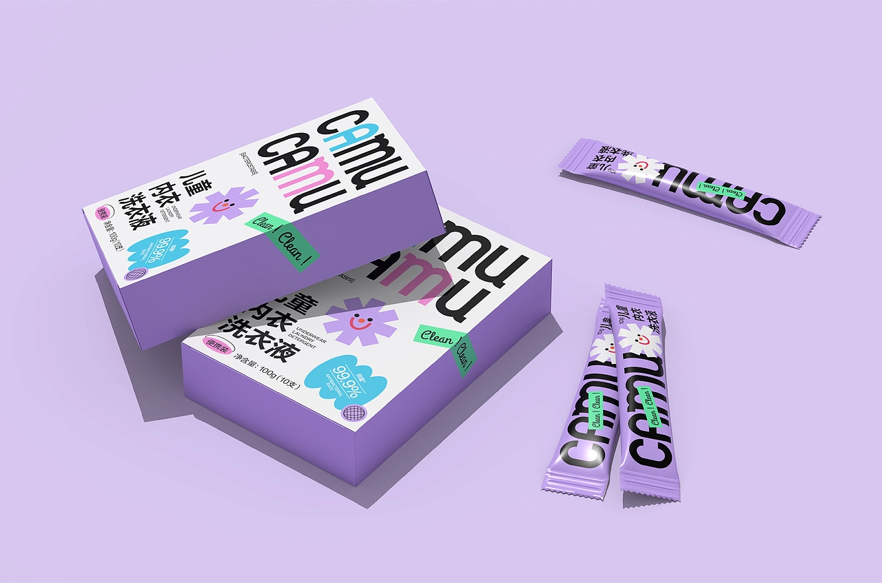 包装设计 | 儿童内衣洗衣液
