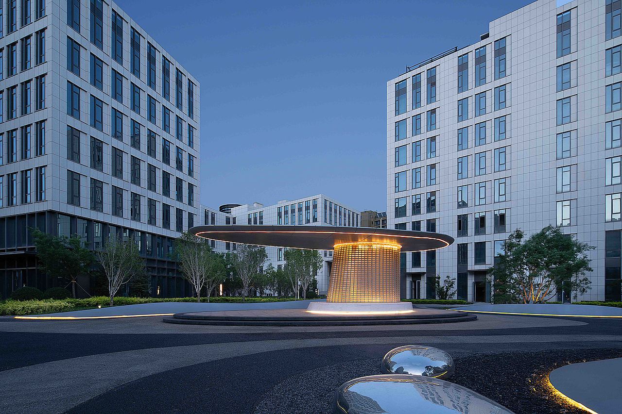 景观摄影建筑摄影 北京气象中心拍摄