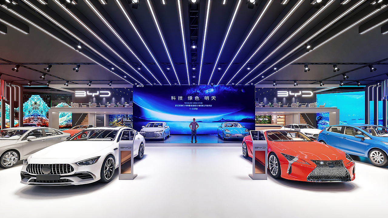 2022比亚迪展台
