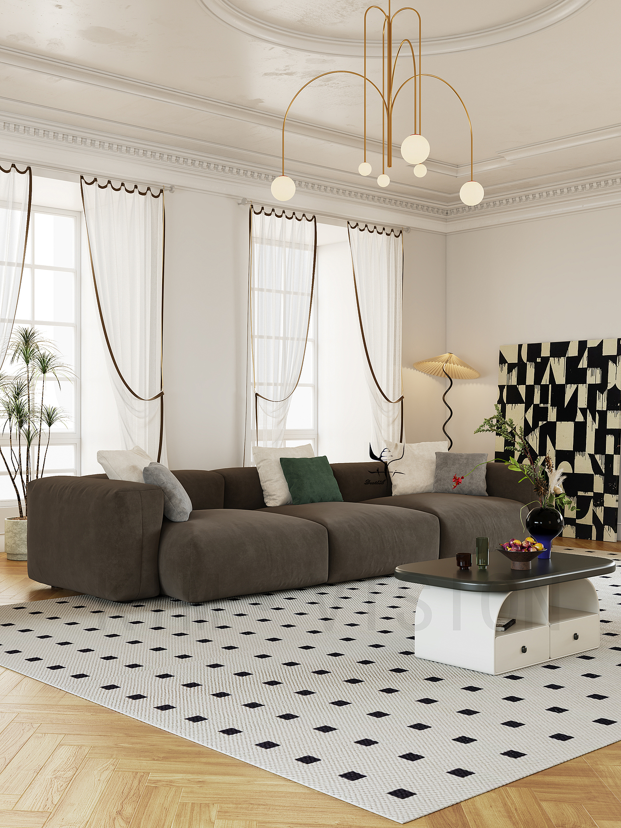 镜子背面并不光鲜。不如躺好在这慵懒的沙发儿上吧~（图ZMzQ2ODE2MjM2） - 场景 - 站酷设计师氷奈冰丶瞬原创素材 - 站酷ZCOOL