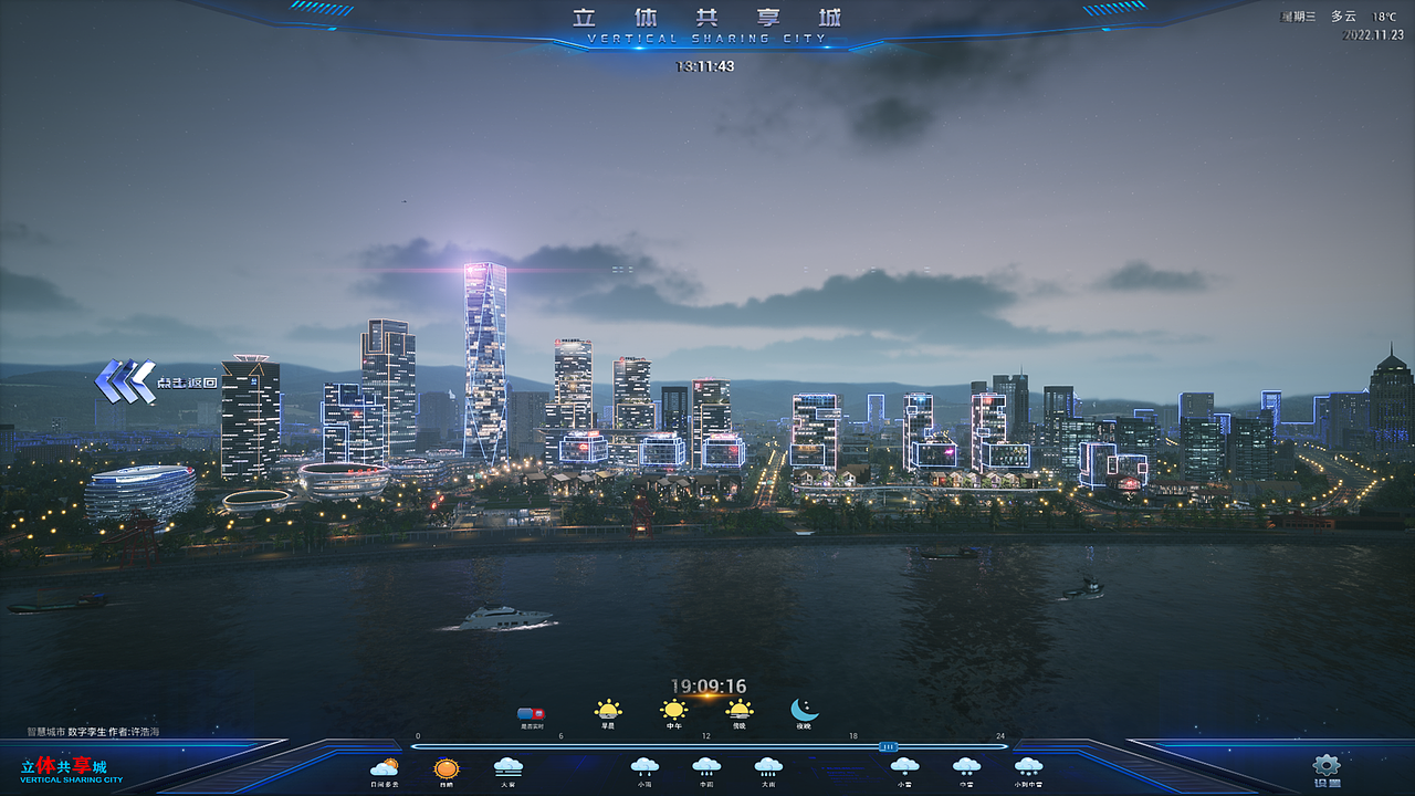 立体共享城 数字孪生