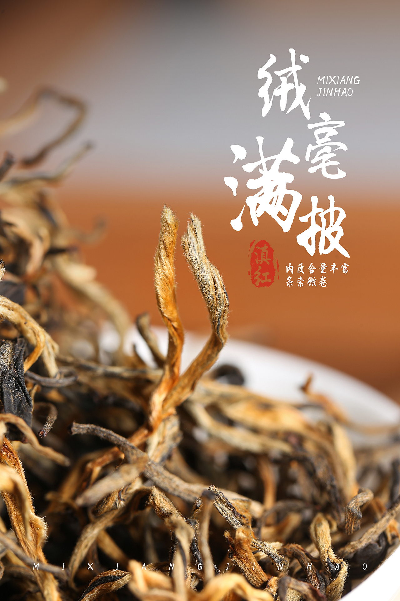 茶叶摄影(蜜香金毫)