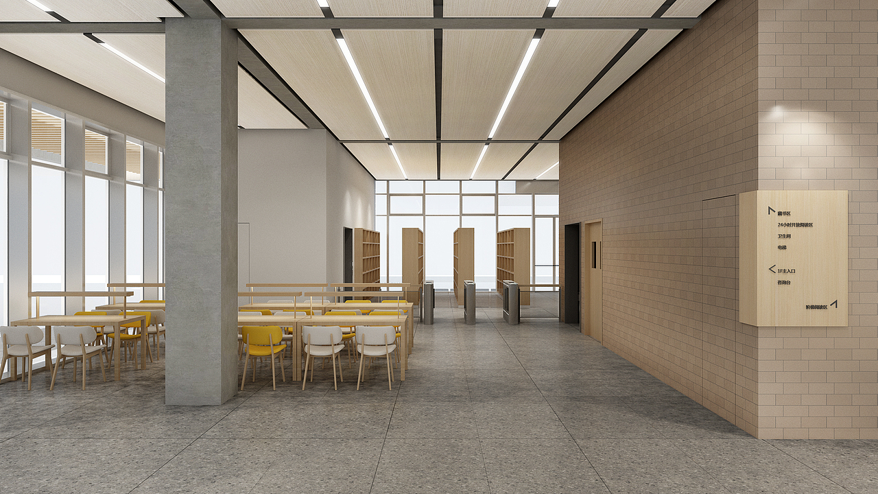 空间效果图打卡|鹤山职院