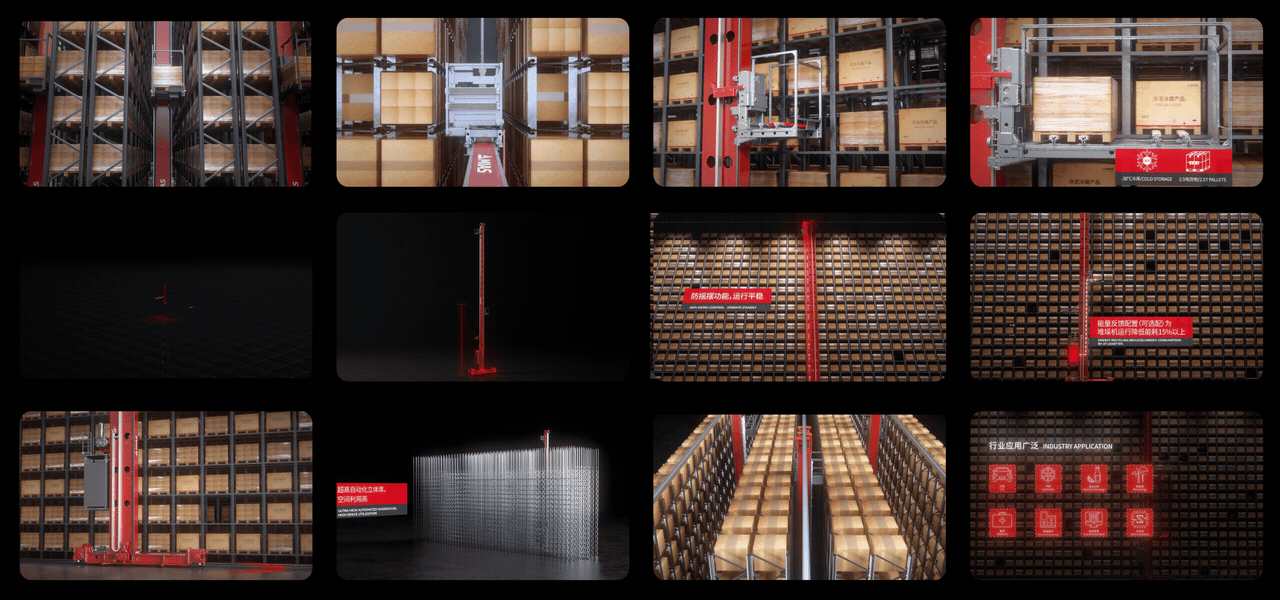 机械设备动画-堆垛机模拟（图ZMzM1ODg0ODky） - 动画/影视 - 站酷设计师李洋_LY原创素材 - 站酷ZCOOL