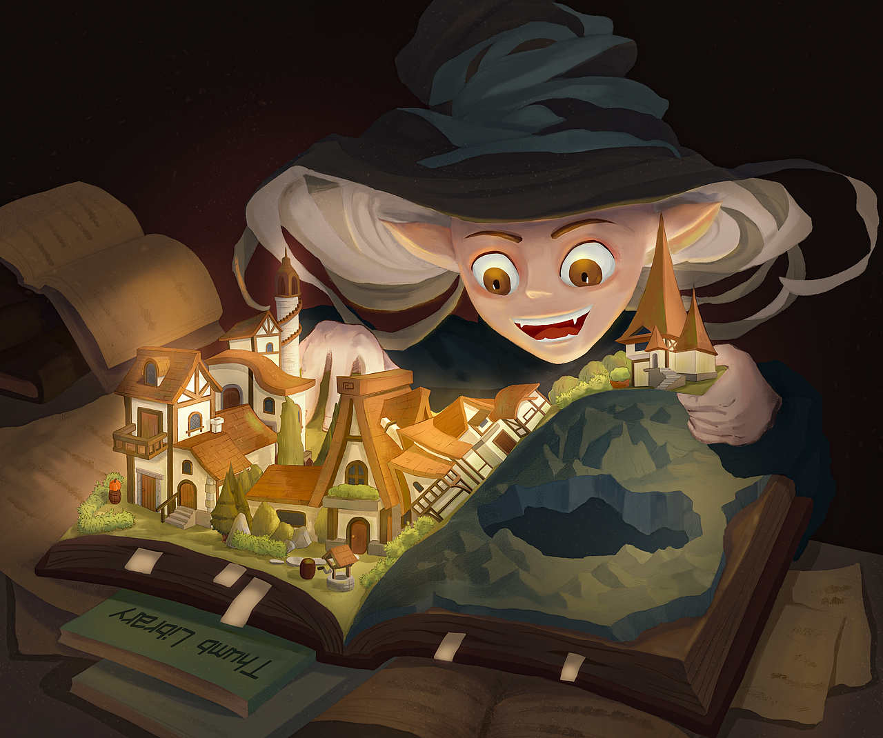 书中的童话世界（图ZMjk2ODY3MDY0） - 创作习作 - 站酷设计师一颗白菜啊原创素材 - 站酷ZCOOL