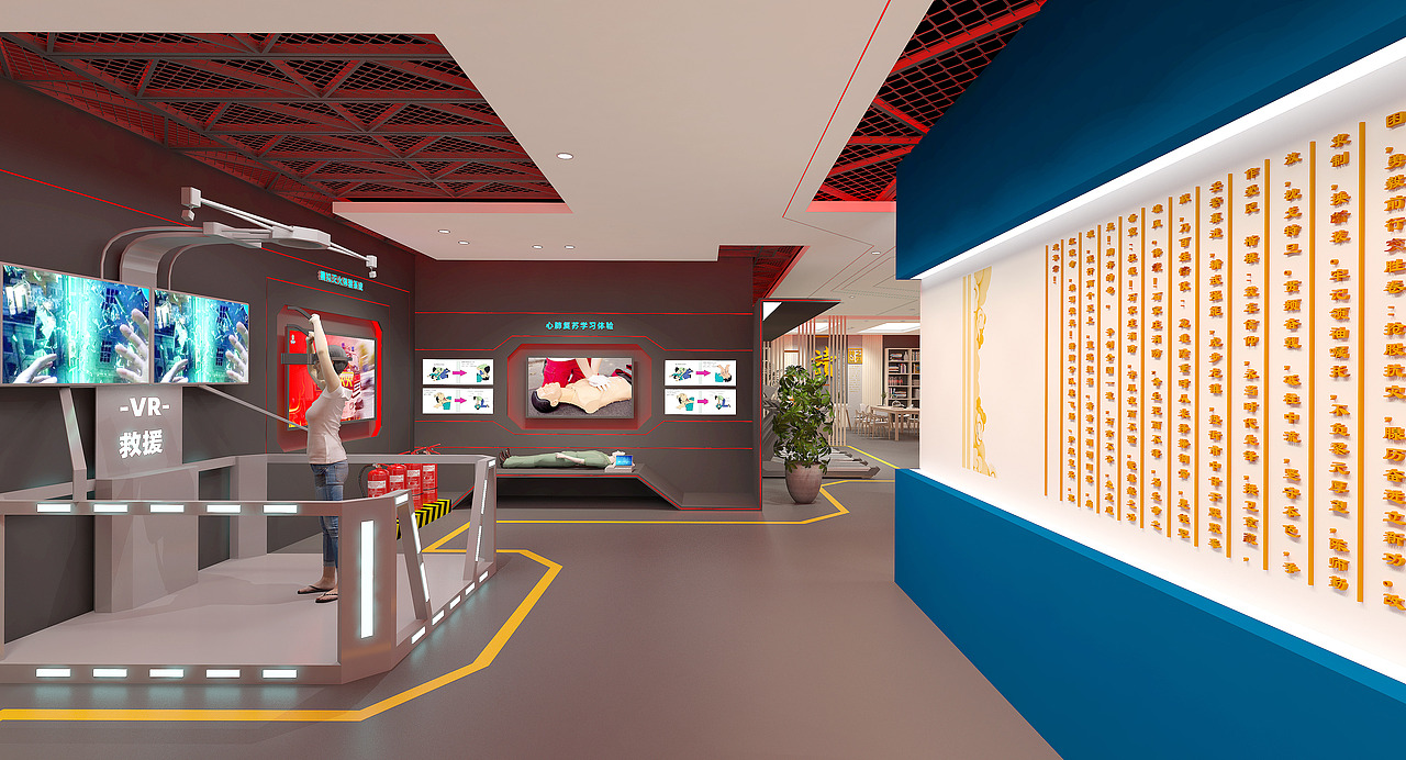 消防展厅（图ZMzU3NTE3NTY4） - 建筑/空间 - 站酷设计师垚垚设计原创素材 - 站酷ZCOOL