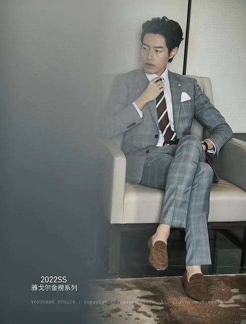 雅戈尔男装拍摄