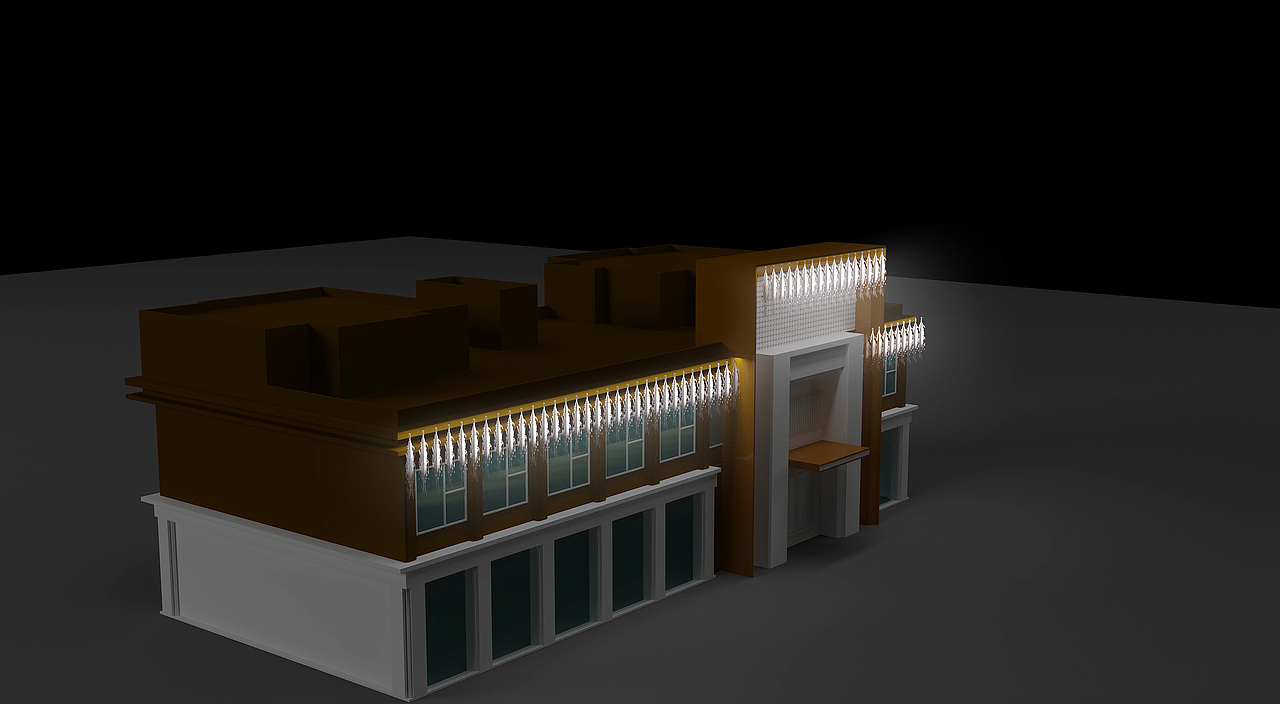 邵阳隆回-鹏阳滨江首府开园灯光秀+投影秀