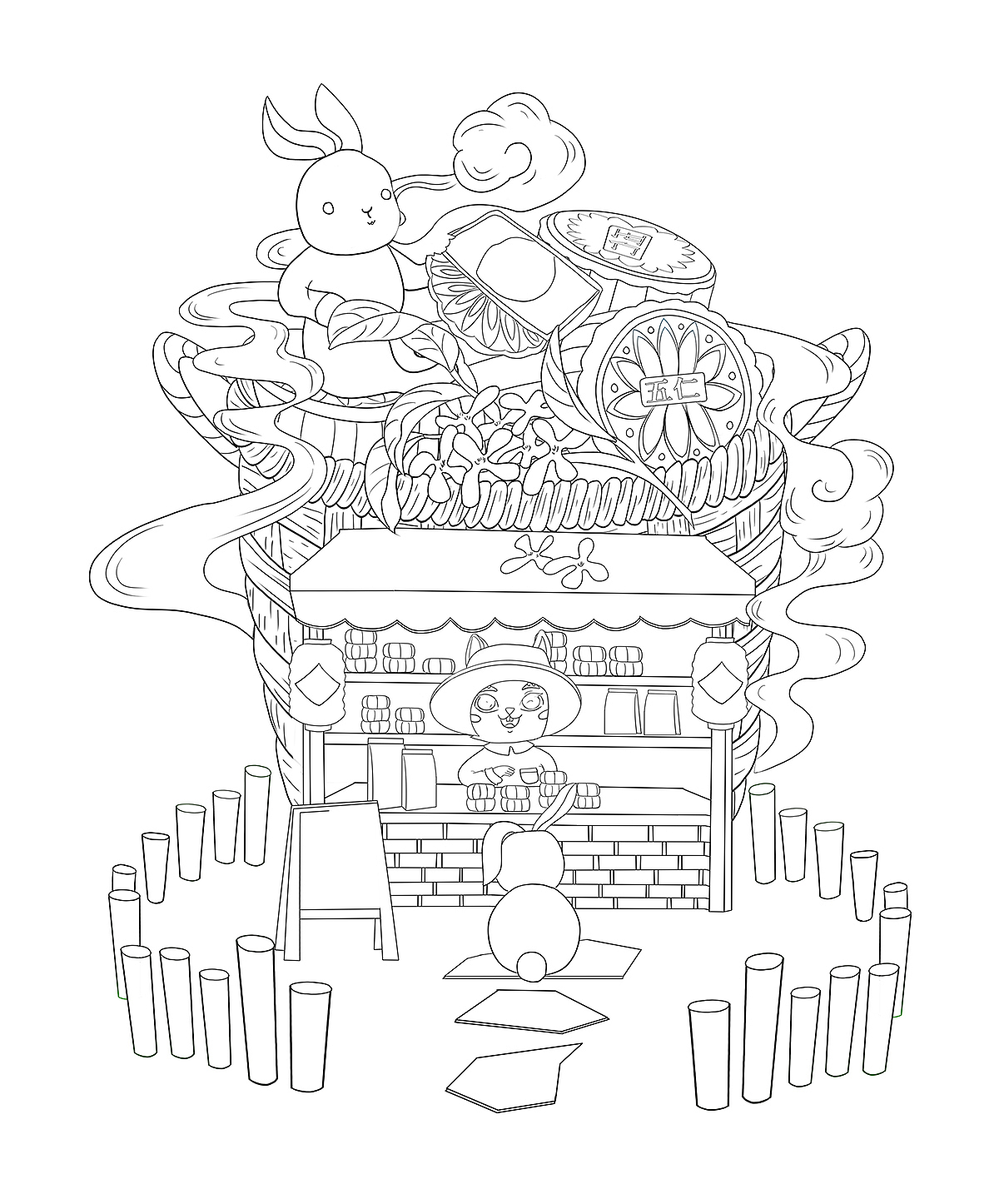 近期的创意练习作品（图ZMzQ1MDUzNDU2） - 商业插画 - 站酷设计师番茄员里的贝壳原创素材 - 站酷ZCOOL