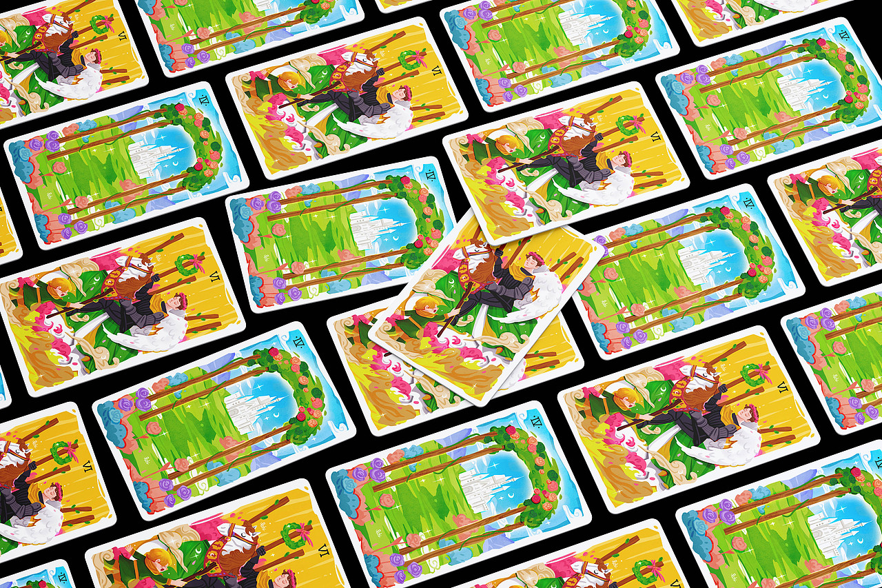 《梦游者》塔罗牌-78张原创插画设计