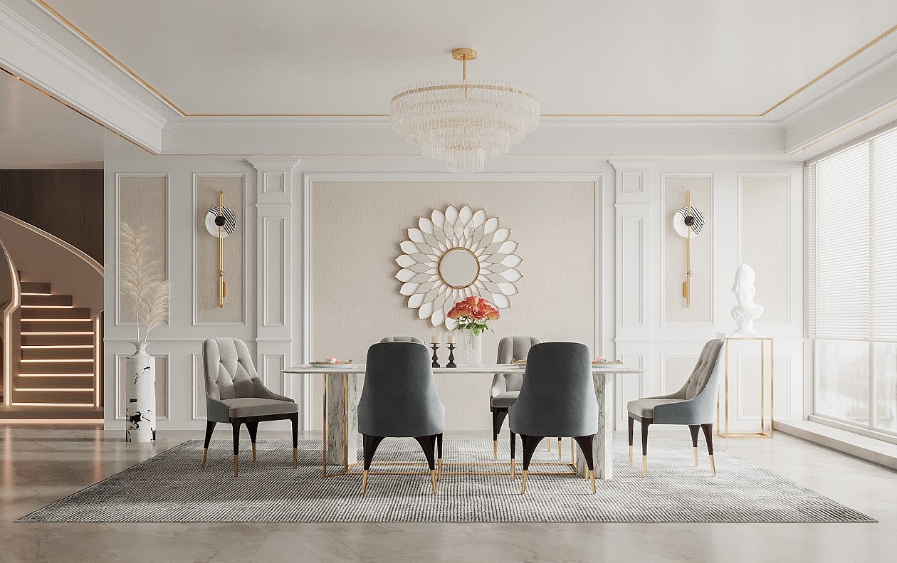 简欧风格效果图设计