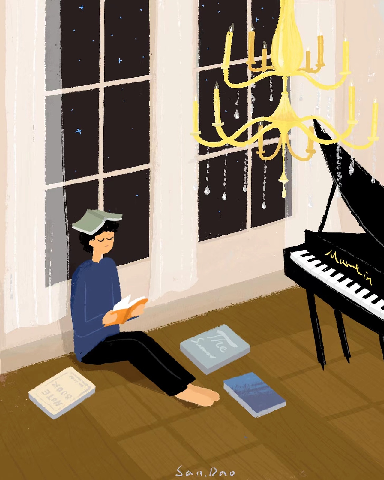 一个人的日常 插画合集