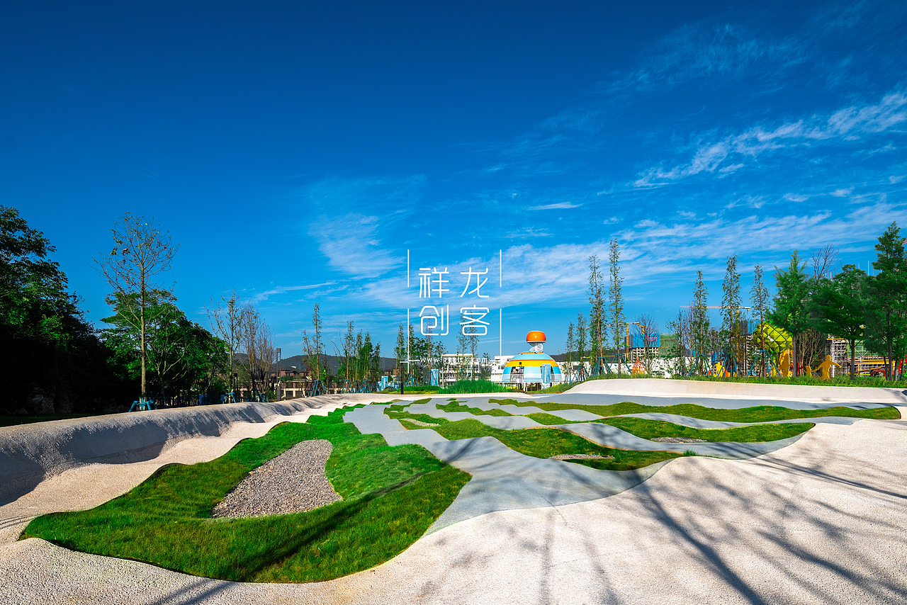 园林实景|中铁阅山湖无动力乐园建筑空间摄影