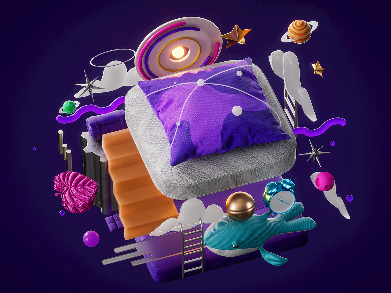 OC第二十期学员作品——NiaoNiao的C4D课堂(上)