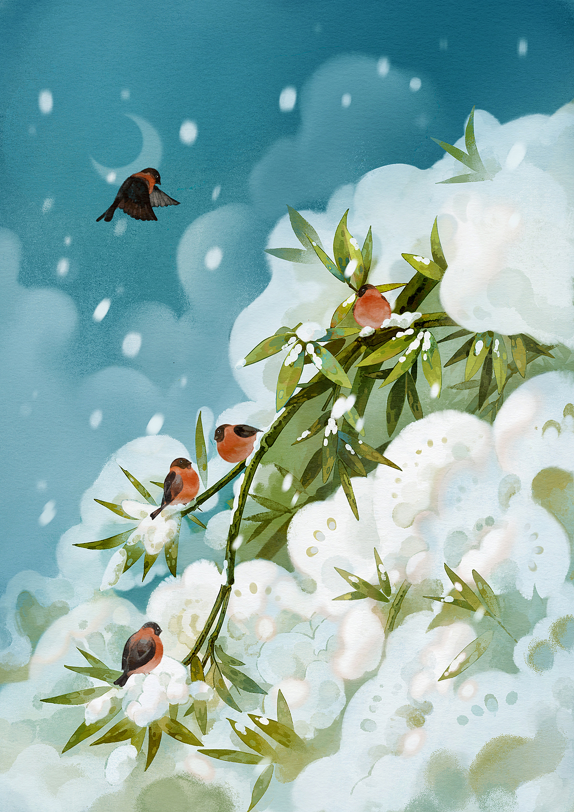 四季·诗（图ZMzYxNzc0NTc2） - 商业插画 - 站酷设计师见荫原创素材 - 站酷ZCOOL