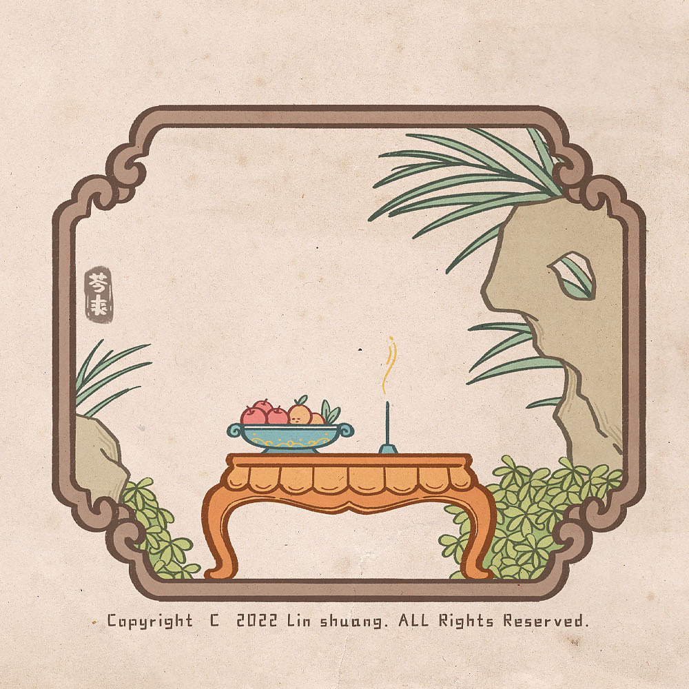 古风小场景-【方框里的小世界】