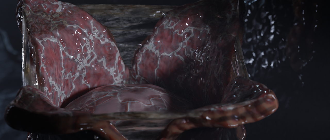 blender异形卵动画