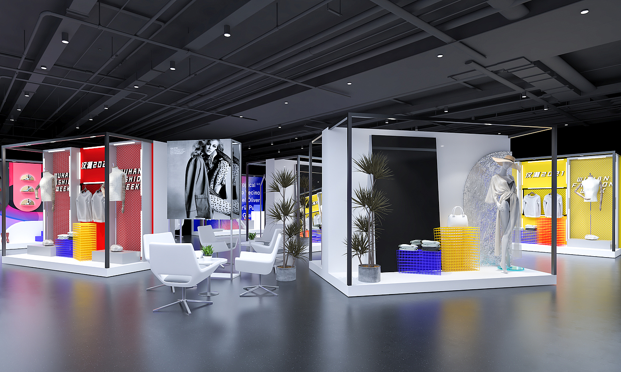 活动 时装周 时尚产业会 外场布置 静态展（图ZMzQ5NzE1MDE2） - 展陈设计 - 站酷设计师islanin原创素材 - 站酷ZCOOL