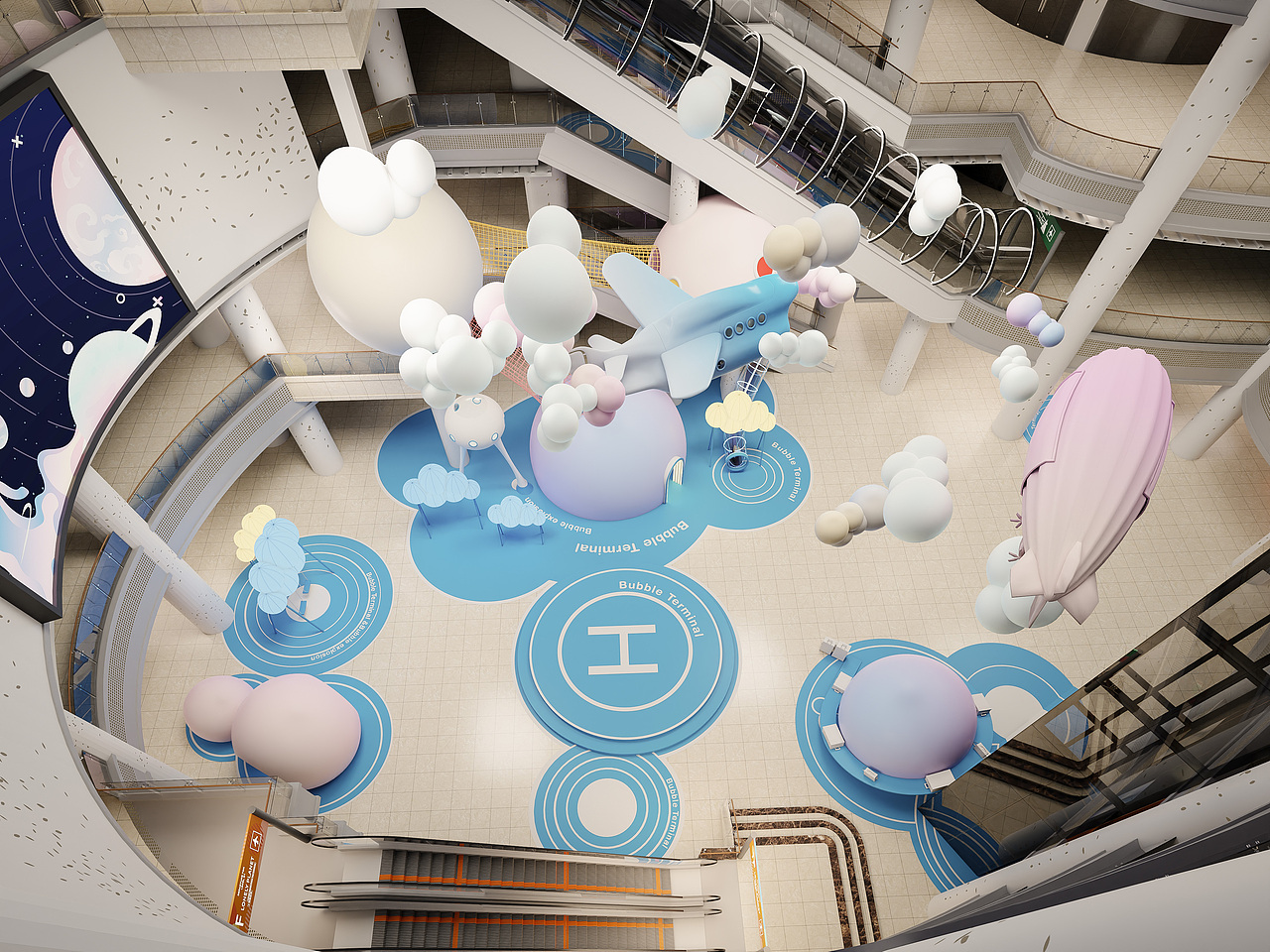 莆田益田假日世界（图ZMzA0NTI0MTU2） - 商业空间设计 - 站酷设计师xc1988原创素材 - 站酷ZCOOL