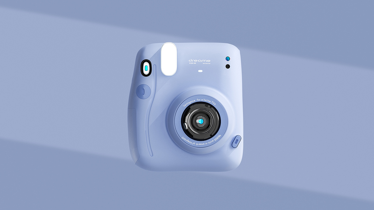 POLAROID》拍立得产品建模渲染作品-学生作业（图ZMjk2NjM3ODQ0） - 产品 - 站酷设计师某童鞋原创素材 - 站酷ZCOOL