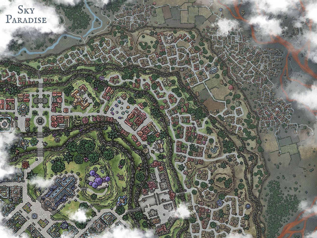 架空世界地图（图ZMzA0MDQyMjY4） - 概念设定 - 站酷设计师晚安玛卡巴卡A原创素材 - 站酷ZCOOL