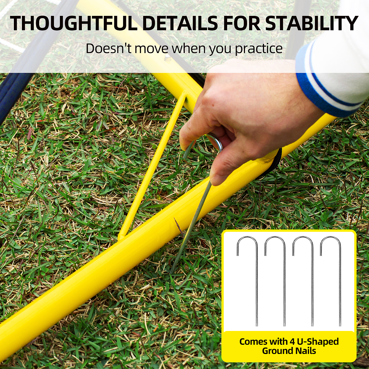 足球训练高低反弹网亚马逊主图设计