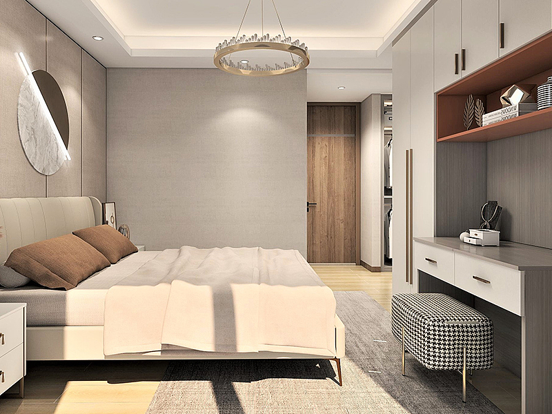 昆明装修公司木菲美家:复地云极4室2厅轻奢风格