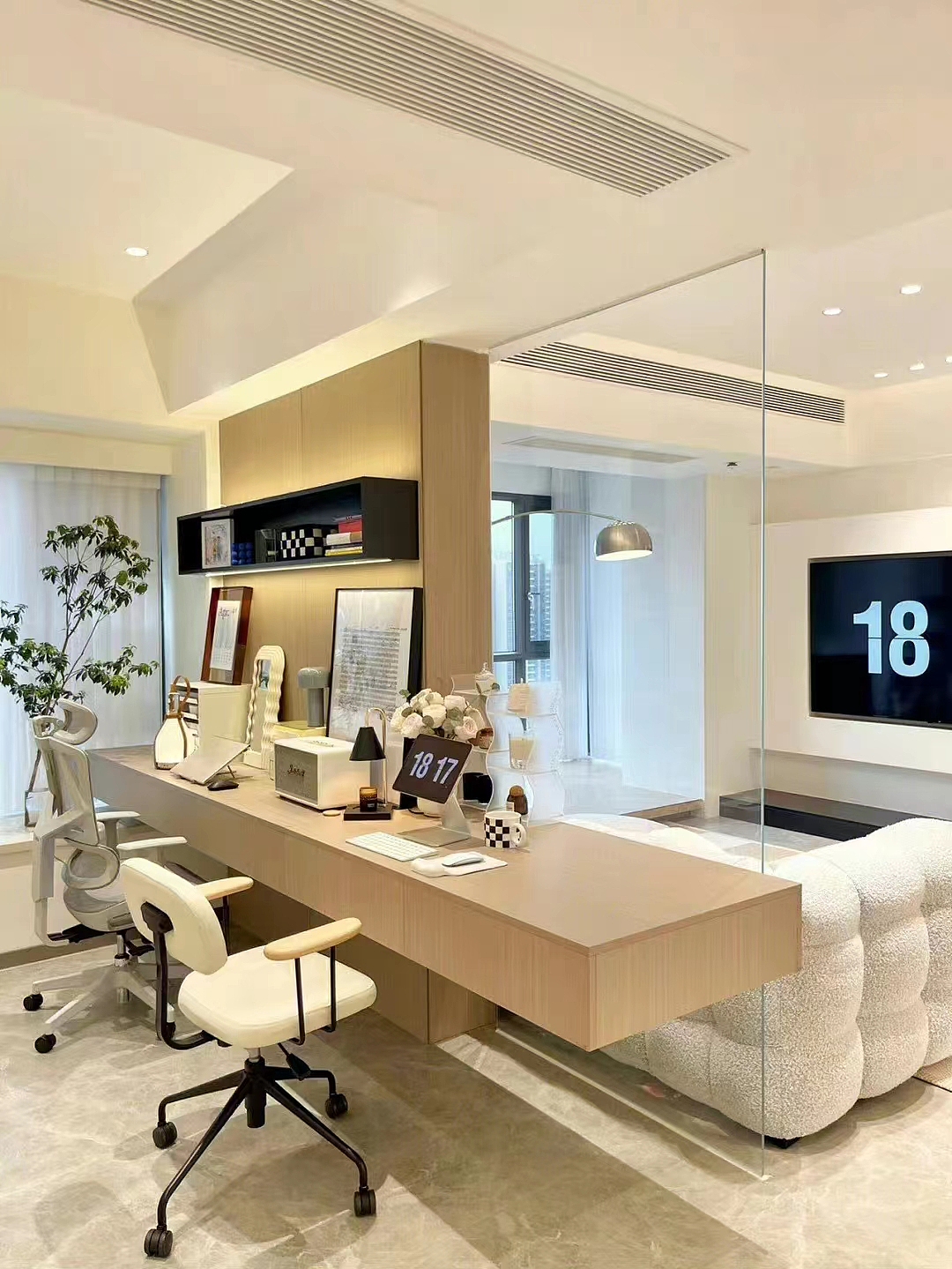 育才学府园122平 现代简约风格 装修案例分享（图ZMzQ1MjU2NTQ0） - 家装设计 - 站酷设计师晨洲整装原创素材 - 站酷ZCOOL