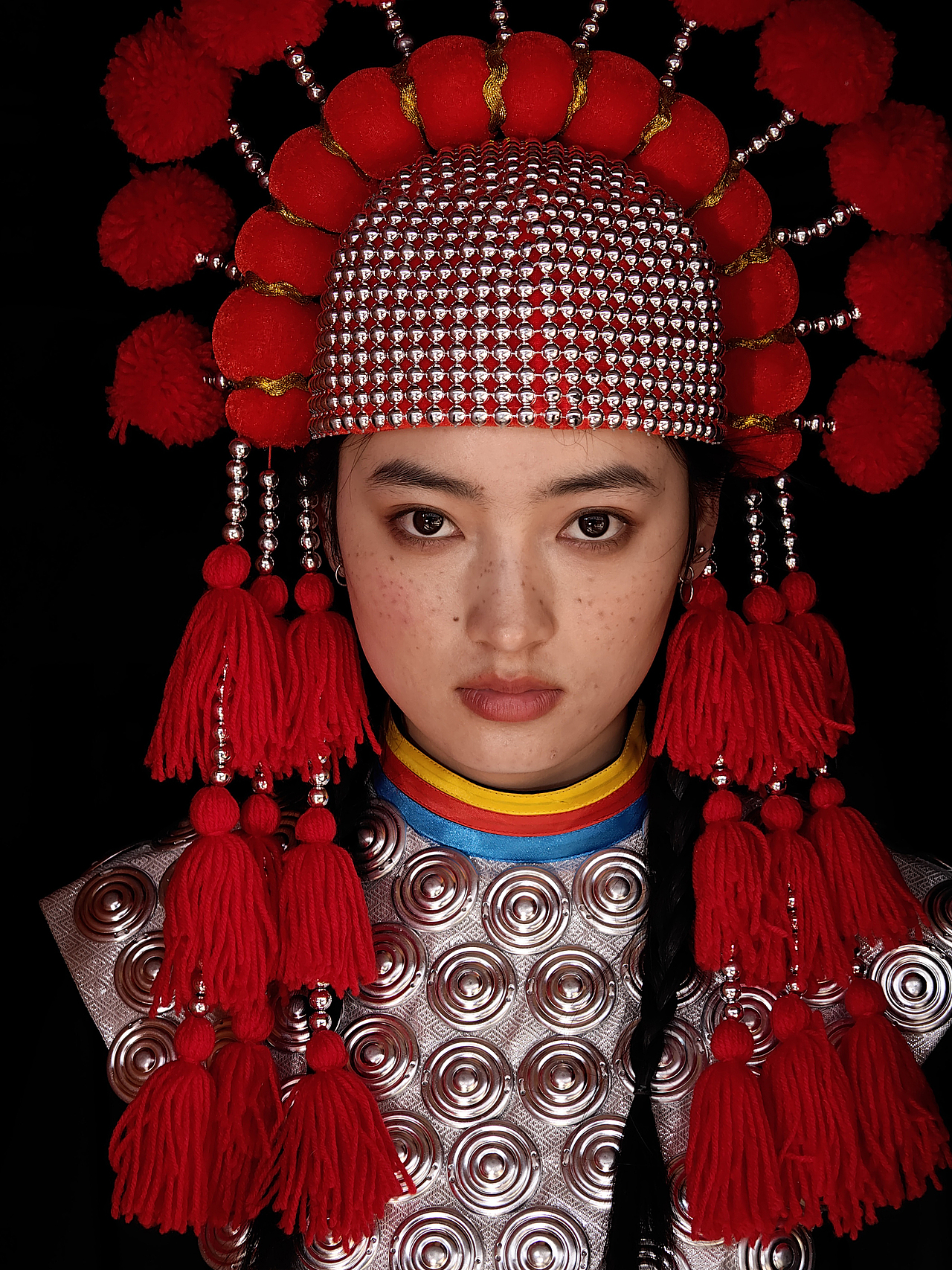 民族华服拍摄～手机样片（图ZMzM1NjcxMDYw） - 人像摄影 - 站酷设计师海和蓝原创素材 - 站酷ZCOOL