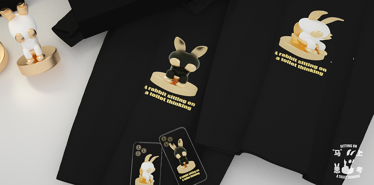 马上思考的创作历程-关于一只坐马桶上思考的兔子故事（图ZMjk4NDk2Mjgw） - 动画/影视 - 站酷设计师三石设计nft原创素材 - 站酷ZCOOL